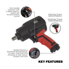 Premier Twin Hammer Air Impact Wrench 1/2"Sq Drive - SA6002