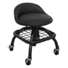 Premier Industrial Pneumatic Creeper Stool with Adjustable Height Swivel Seat & Back Rest - SCR02B