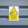 Worksafe® Danger Propane Cylinders Safety Sign - Self-Adhesive Vinyl - SS62V1