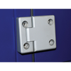 Terrafirma Door Hinge Kit - Front Doors - Natural Aluminium for Defender