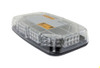 Angled view of Terrafirma TF7030 compact amber LED light bar showing lens design