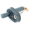 Direct Replacement Courtesy Light Door Switch for Discovery 1, automotive door switch with black plastic housing and metal connector for vehicle lighting control.