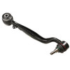 Direct Replacement Front Lower Suspension Track Control Arm for Range Rover L322 Vogue, a black metal car suspension control arm with ball joint and bushings.