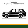 Direct Replacement Front Brake Disc & Pad Kit 3.0 TDV6 SDV6 for Discovery 4, including brake discs, brake pads, and mounting hardware.