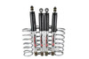 Terrafirma Discovery 1 Coil Spring & Shock Absorber Suspension Kit +2" Lift Light Load TERRAFIRMA TF201, image showing four coil springs and four shock absorbers for vehicle suspension enhancement.