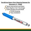 Discovery 2 steering damper Terrafirma TF802 specifications graphic 57mm body 16mm shaft