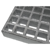 Britpart 4x4 Recovery Waffle Boards 38mm, close-up of gray textured recovery waffle board with grid pattern and salt or grit coating for off-road vehicle traction.