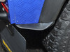 Britpart Dirt D-fenders, REAR of REAR Wheel with Textured Finish designed to keep the sides of your Defender 90 cleaner.