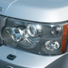 Britpart Headlight Protector Pair for Range Rover Sport Mk1, clear protective covers for car headlights.