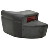 U-POL Raptor Liner 5 L Tintable U-POL, automotive truck bed liner showing a black textured spray-on coating with a red reflector.