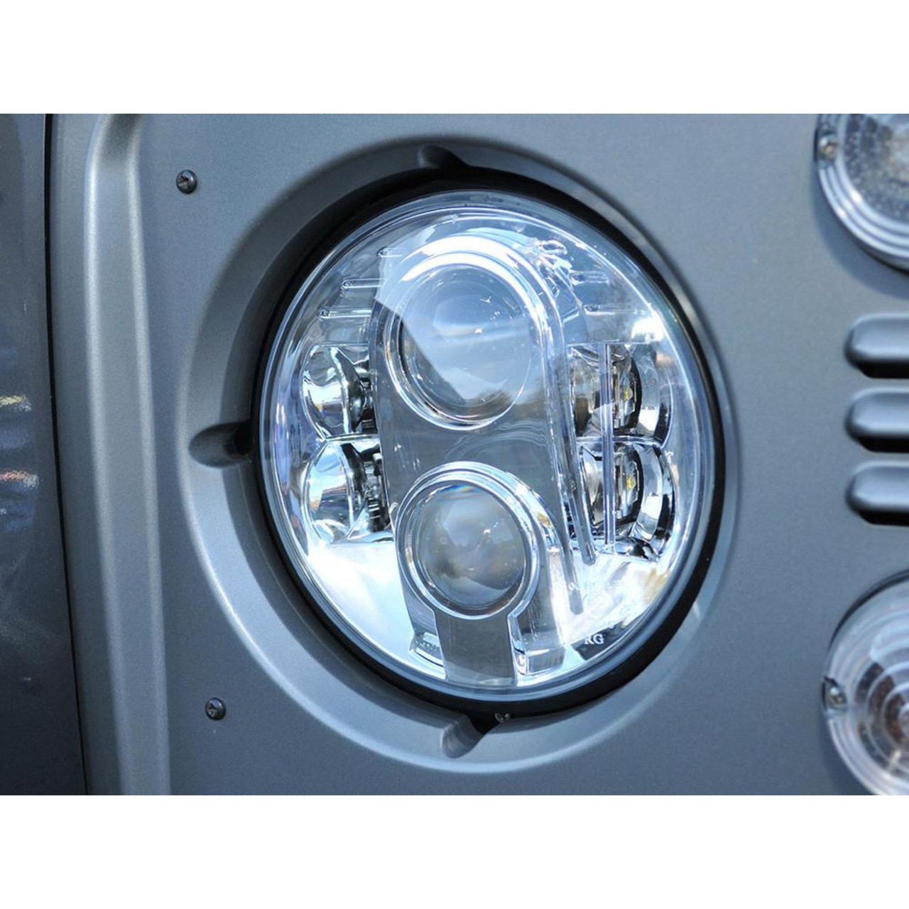 BRITPART LEDヘッドライト 2個セット Lynx Eye LED Headlamp Pair Right Hand Drive 7
