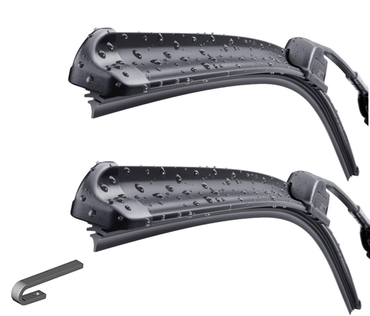 Land Rover Defender Windscreen BOSCH Aero Wiper Blade Upgrade x2