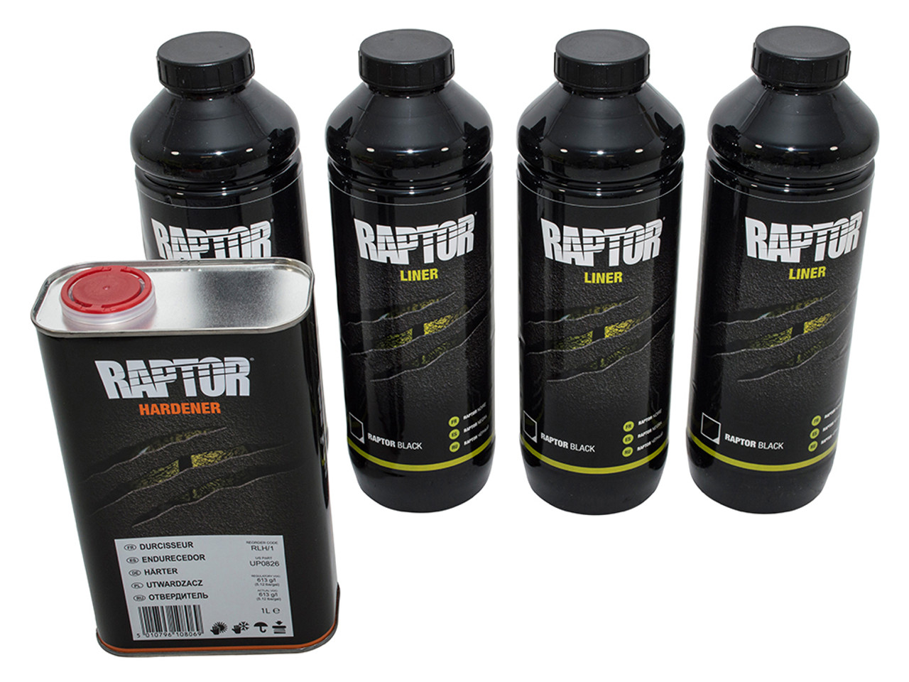 U-POL Raptor Black Urethane Spray-On Truck Bed Liner Spray Gun, 4