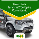Discovery 3 and 4 Air to Coil Spring Conversion Kit - Terrafirma TF266 