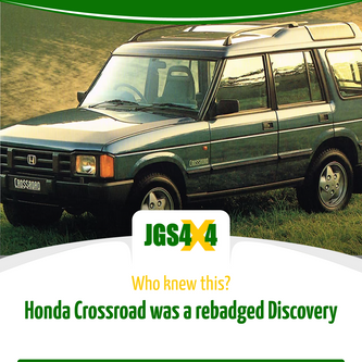 The Story Behind the Honda Crossroad: A Rebranded Land Rover Discovery