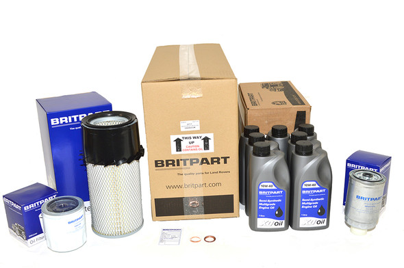 Engine Service Filter Kit With 10W40 Engine Oil for Defender 200Tdi 1990-1994 from JGS4x4
