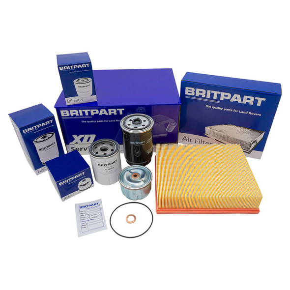 TD5 engine service filter kit with 5W30 engine oil for Discovery 2