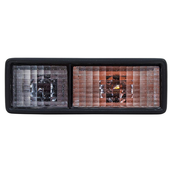 Direct Replacement Clear Rear Bumper Lamp Light Right Hand for Discovery 1, automotive rear bumper lamp light with transparent lens and orange indicator light