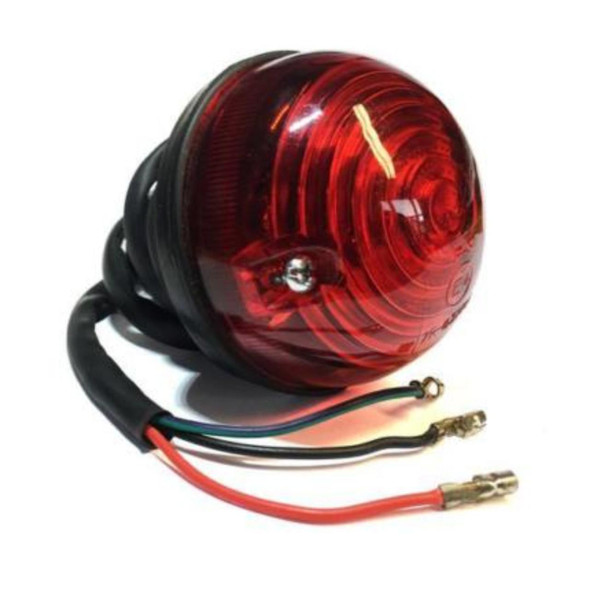 Britpart Rear Brake & Side/Tail Light Up To 1995 for Defender, red and black tail light with wiring harness.