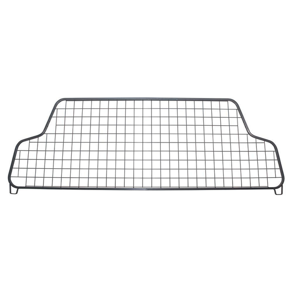 Direct Replacement Discovery 2 Dog Guard Half Height Mesh Type, black metal mesh dog barrier for vehicle safety.