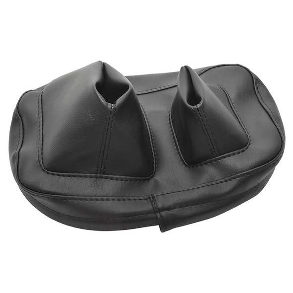 Britpart Gear Lever Gaiter Black for Defender Puma, black leather gear shift gaiter with dual mounting points