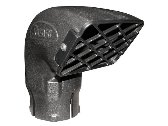 Safari Replacement 3" Air Ram for DA3024, DA3015, DA3018, DA3020, DA3022, and DA3023 Safari Snorkels | DA3141, black plastic air intake with a grid front and mounting base.