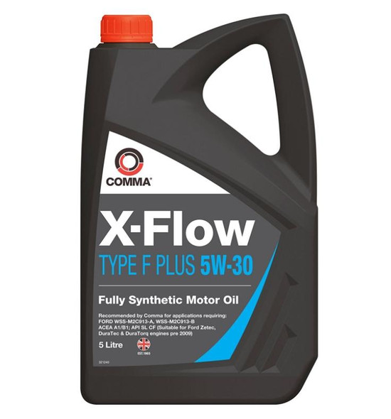 Comma X-Flow Type F Plus 5w30 Fully Synthetic Engine Oil 5Ltr from JGS4x4