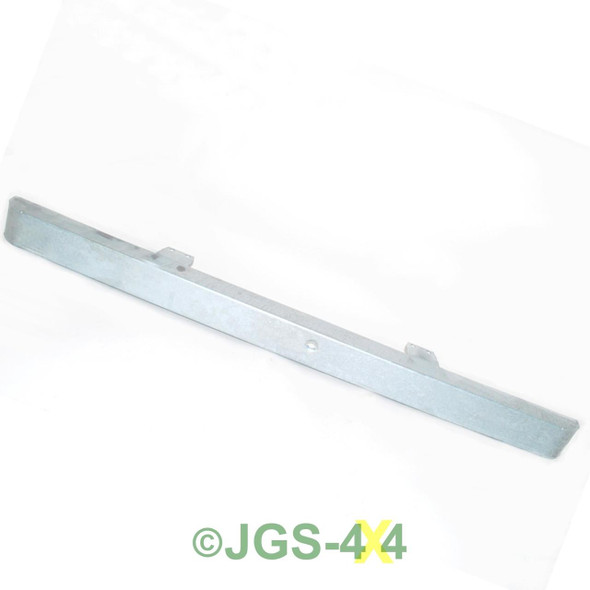 Direct Replacement Series 2/3 Galvanised Front Bumper, a metallic bumper bar for a vehicle.