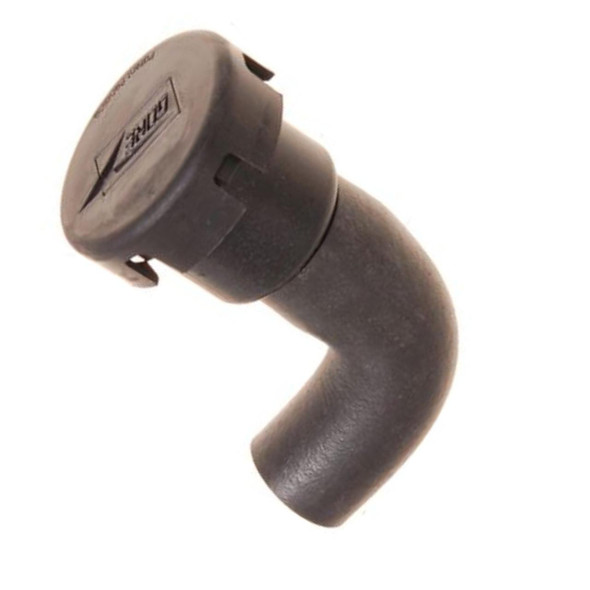Genuine Land Rover Front Differential Breather Vent for Discovery 3, black plastic automotive part.