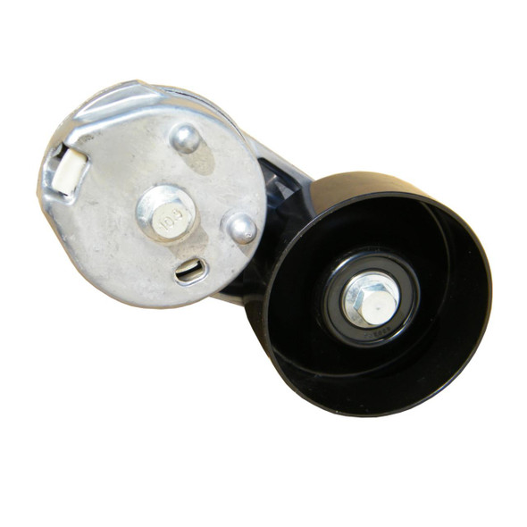 Direct Replacement Fan Belt Tensioner for Range Rover Sport L320 2.7 TdV6, automotive part with metal and plastic components.