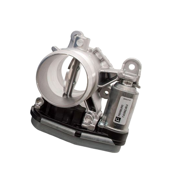 Pierburg Throttle Body & Motor with Seal OEM for Freelander 2 & Evoque 2.2 TD4, automotive engine part with metal and plastic components.
