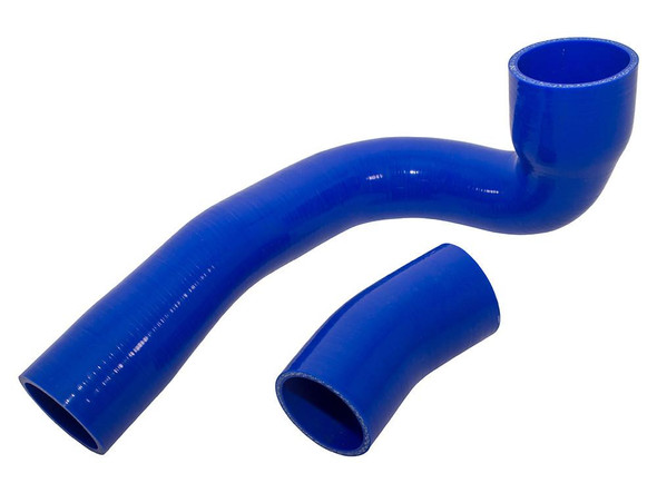 Britpart Silicone Turbo Intercooler Hose Kit - 2 Piece - DA4699 for Freelander 2 TD4, blue silicone intercooler hoses for engine cooling system.