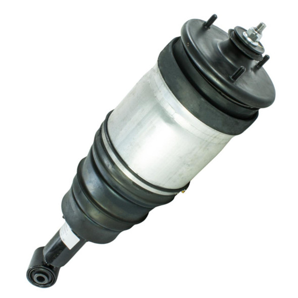 OEM Parts Rear Air Suspension Spring Strut Shock Damper OE for Discovery 3, image of a rear air suspension shock absorber with metal cylinder and black rubber components.