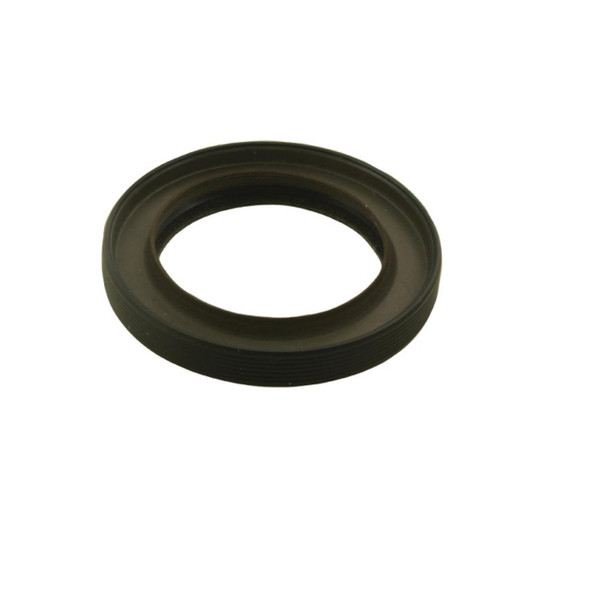 Direct Replacement Engine Oil Pump Crank Seal for Range Rover Sport TD/SDV6, black rubber oil pump crank seal isolated on white background.