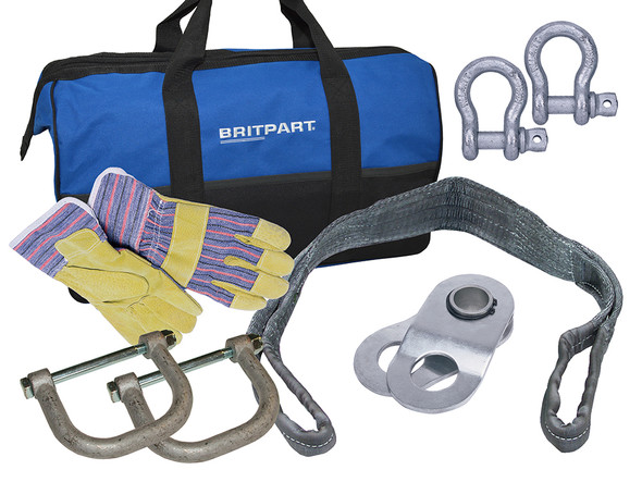 4x4 Winch Recovery Accessory Winching Starter Kit + Jate Rings from JGS4x4
