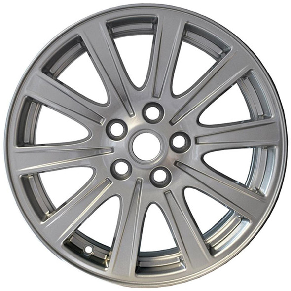 Genuine Land Rover 18 X 8 Alloy Wheel for Range Rover Sport L320, a silver alloy wheel with multiple spokes for a luxury SUV.