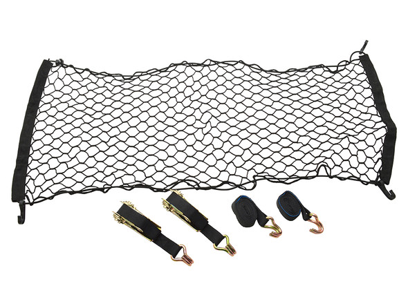 Load Retention Net And Ratchet Straps from JGS4x4