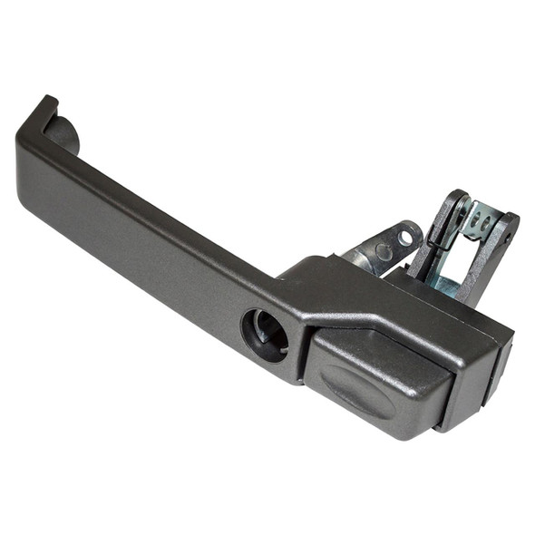 BRITPARTXS Left Hand Side XS Door Handle Brunel for Defender, black car door handle with mounting hardware for Land Rover Defender