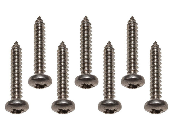 Britpart Bonnet Vent Stainless Steel Screw Fixing Kit for Defender, set of stainless steel screws for securing bonnet vents.