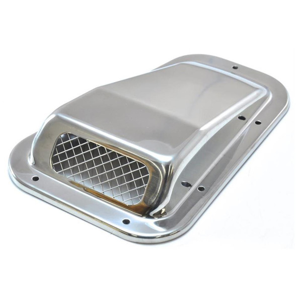 Stainless Steel Bonnet Top Vent Intake Scoop Right Hand for Defender from JGS4x4