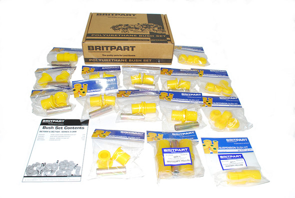 Series 3 LWB Yellow Polyurethane Suspension Bush Kit from JGS4x4