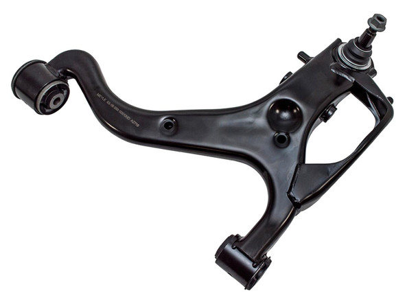 Meyle Front Right Hand Lower Arm with Bolt Kit for Range Rover Sport - LR029304, automotive suspension component with mounting bolts.