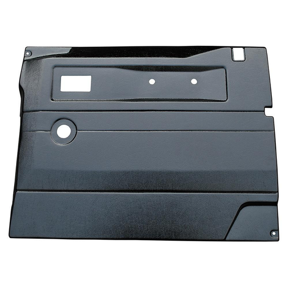 Britpart Front Right Door Casing For Lift Up Handles - DA2440, automotive door panel casing for Defender 90/110 with cutouts for handles and mounting holes.