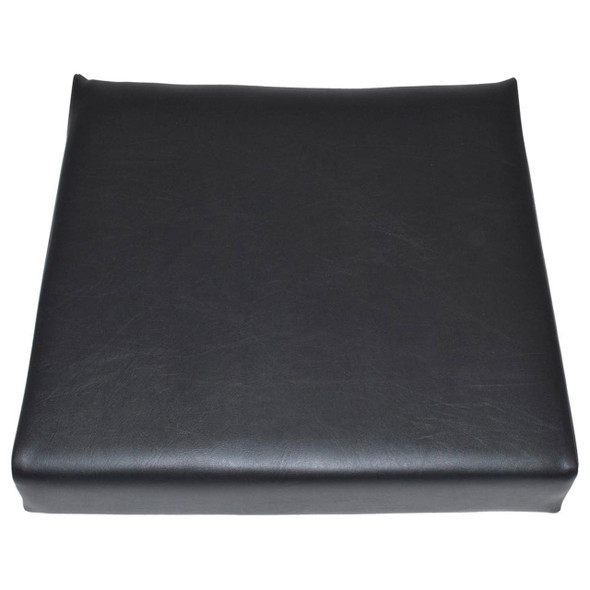Britpart Adjustable Vinyl Outer Seat Back, bolt fitment, for Land Rover Series vehicles, black vinyl exterior seat back.