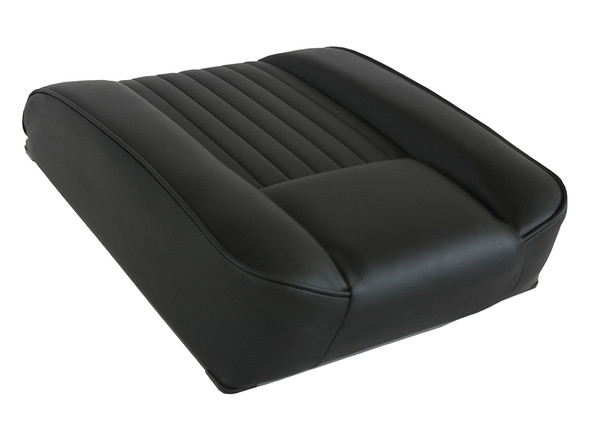 Land Rover Series Deluxe Black Vinyl Centre Seat Cushion - MRC6985