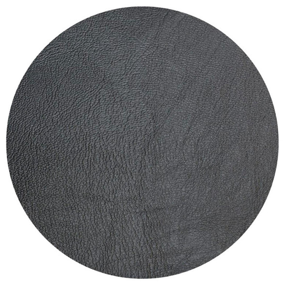 Britpart Deluxe Front Seat Kit Black Vinyl - DA4298, front view of the black vinyl seat cover for Series vehicles.