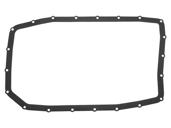 Britpart Replacement Gasket for ZF6HP Gearbox Metal Sump, black gasket with multiple bolt holes for fitting and sealing the gearbox sump.