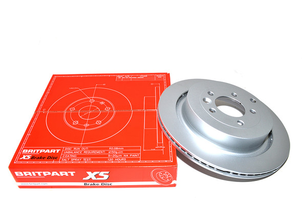 Rear Vented Brake Discs - Exact OEM Specification for Discovery 3 4.4 V8 from JGS4x4