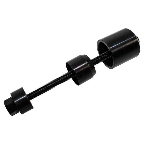 Laser Rear Upper Hub Bush Installer Tool for Range Rover L322, black metal construction for vehicle suspension maintenance.
