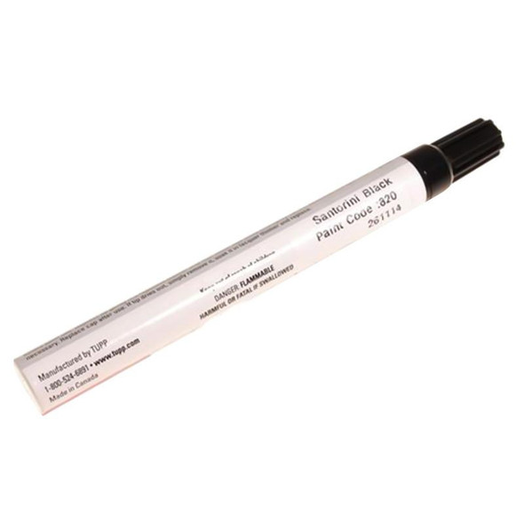 Britpart Santorini Black Paint Touch Up Pen, black ink touch-up marker for vehicle paint repairs.